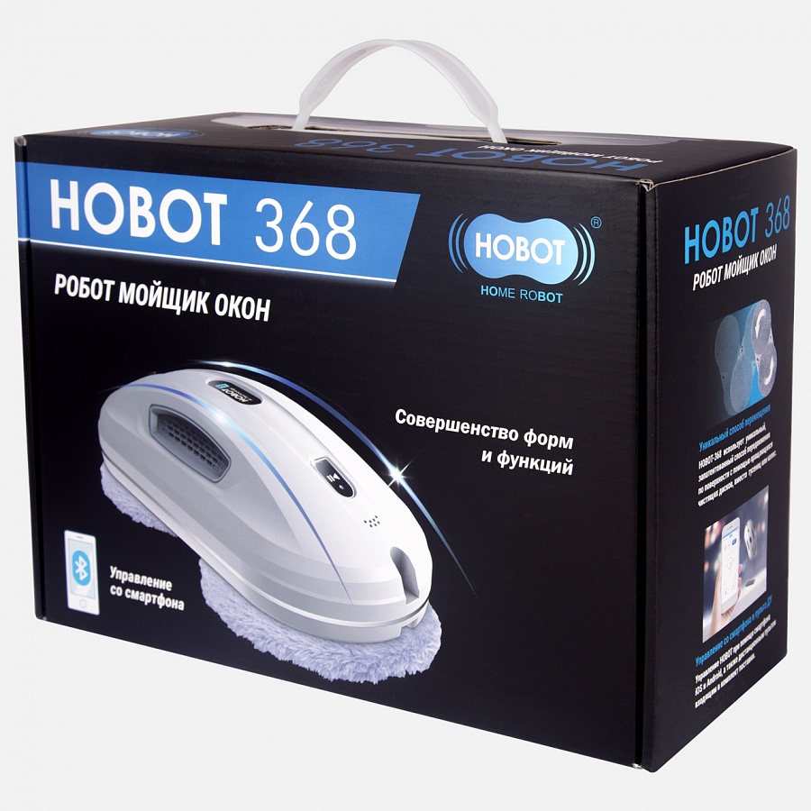 картинка Робот для мойки окон hobot 368 от магазина Robots Online