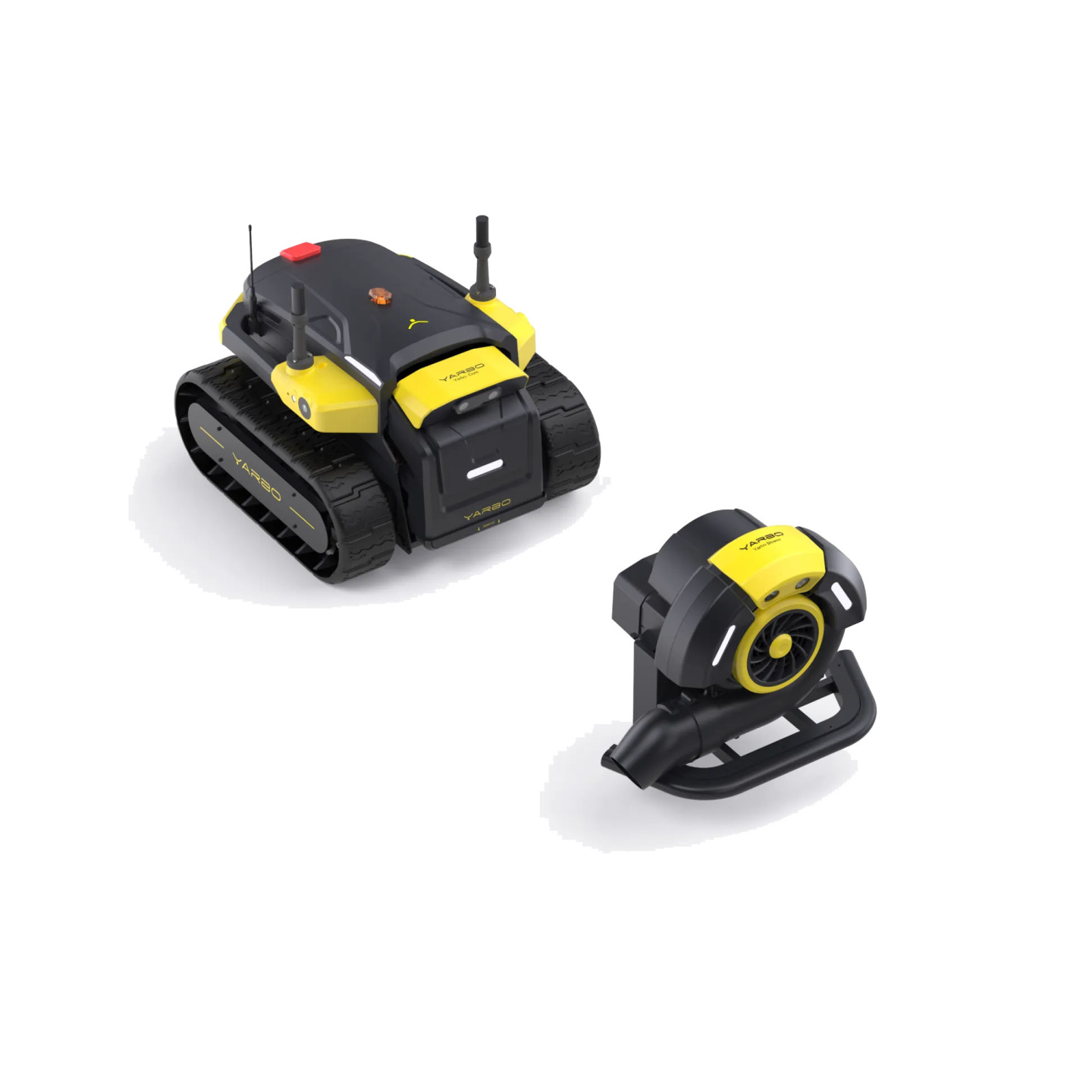 картинка многофункциональный робот yarbo core с модулем ветродувка от магазина Robots Online