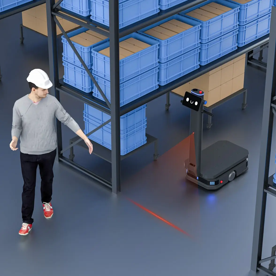 картинка складской робот pudu t600 от магазина Robots Online