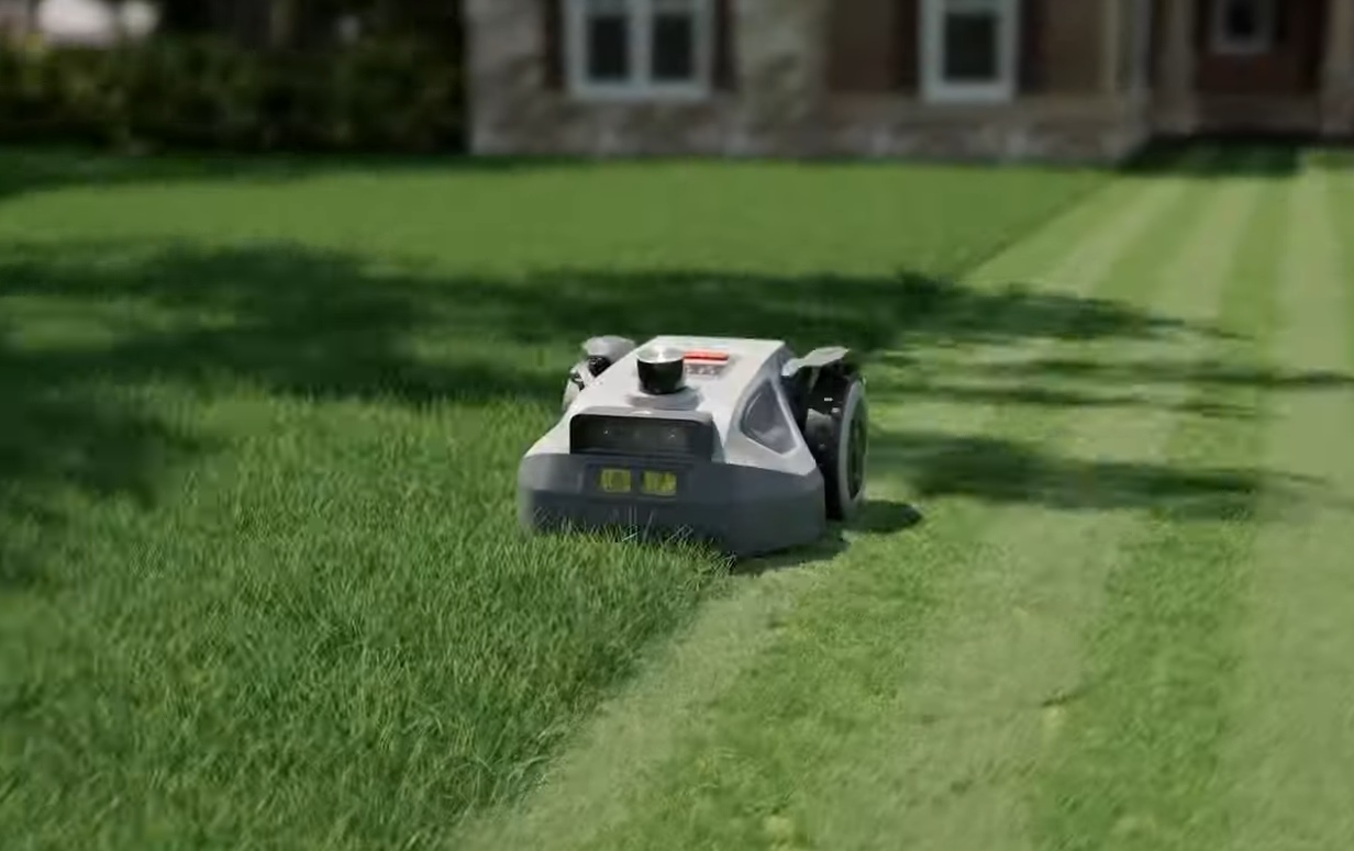 картинка робот-газонокосилка anthbot m5 lidar + укрытие от дождя от магазина Robots Online