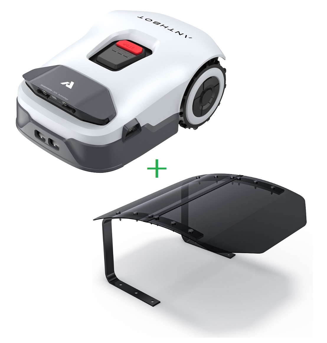 картинка робот-газонокосилка anthbot genie 800 (gps+rtk+4cam) + гараж v.2 от магазина Robots Online